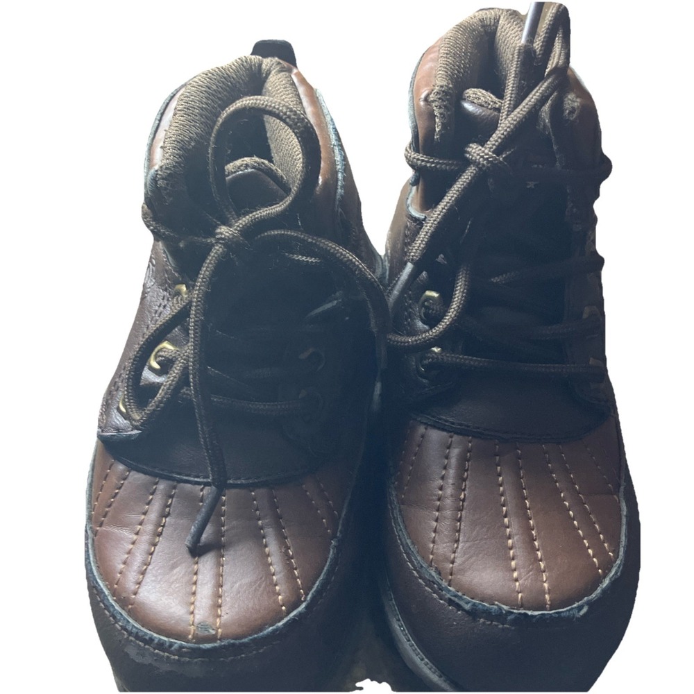 Phat Farm Brown Leather Boots  Kids Size US  10